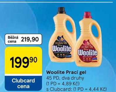 Woolite Woolite Prací gel, 45 PD, dva druhy