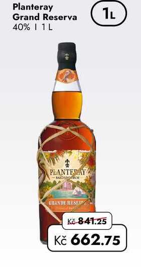 Planteray Grand Reserva 40% 1 L 
