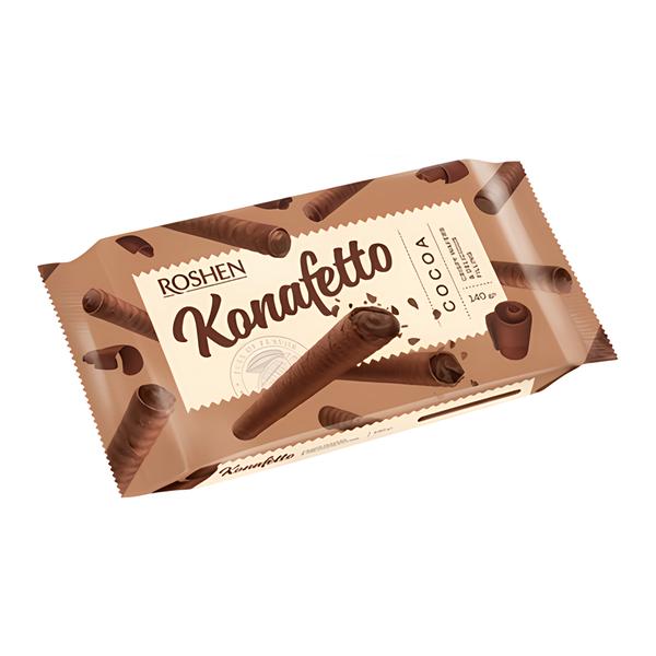 Roshen Konafetto trubičky s čokoládovou náplní