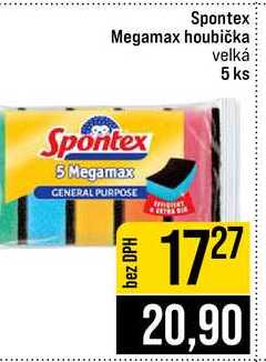 Spontex Megamax houbička velká 5 ks