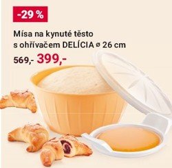 Mísa na kynuté těsto s ohřívačem DELÍCIA