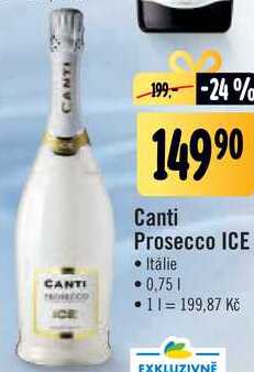 Canti Prosecco ICE, 0,75 l