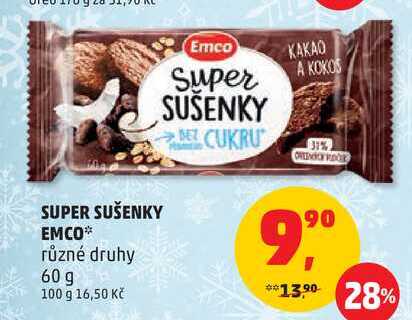 SUPER SUŠENKY EMCO, 60 g