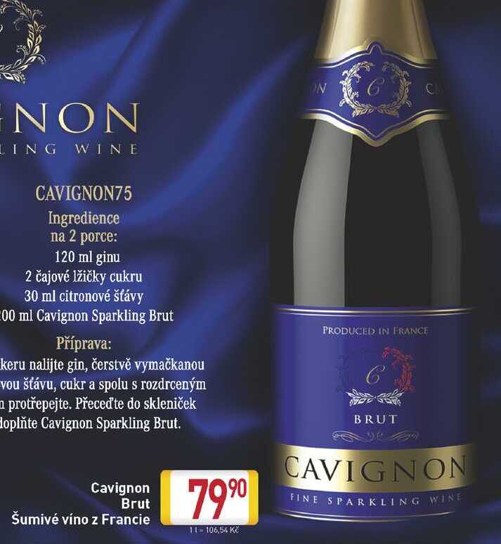 Cavignon Brut Šumivé víno z Francie