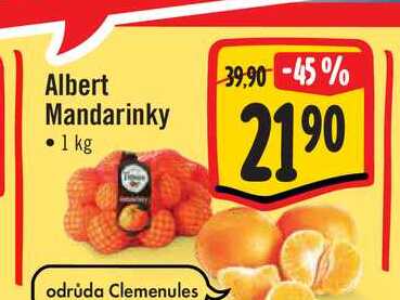  Albert Mandarinky 1 kg 