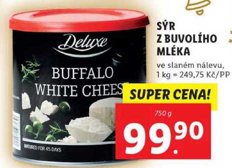 SÝR Z BUVOLÍHO MLÉKA ve slaném nálevu, 750 g