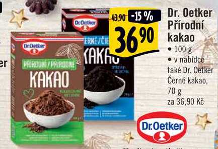 Dr. Oetker Černé kakao, 100 g