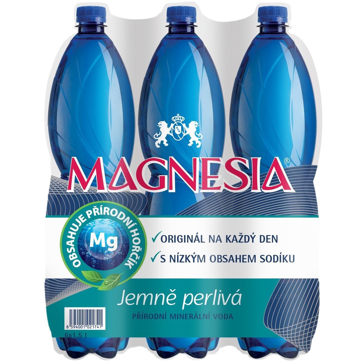 Magnesia Minerální voda jemně perlivá (6×1,5l) v akci AkcniCeny.cz