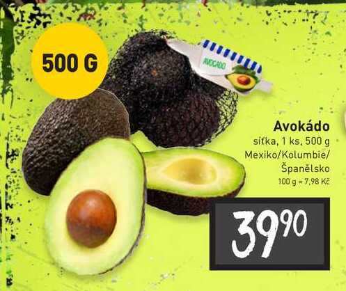 Avokádo síťka, 1 ks, 500 g