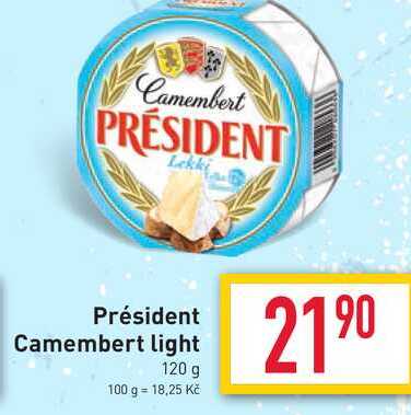 Président Camembert light 120g