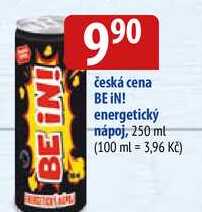 Česká cena BE IN! energetický nápoj, 250 ml 