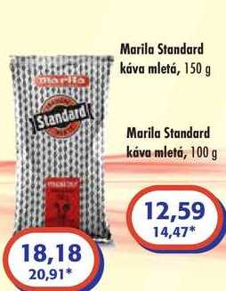 Marila Standard káva mletá, 150 g 