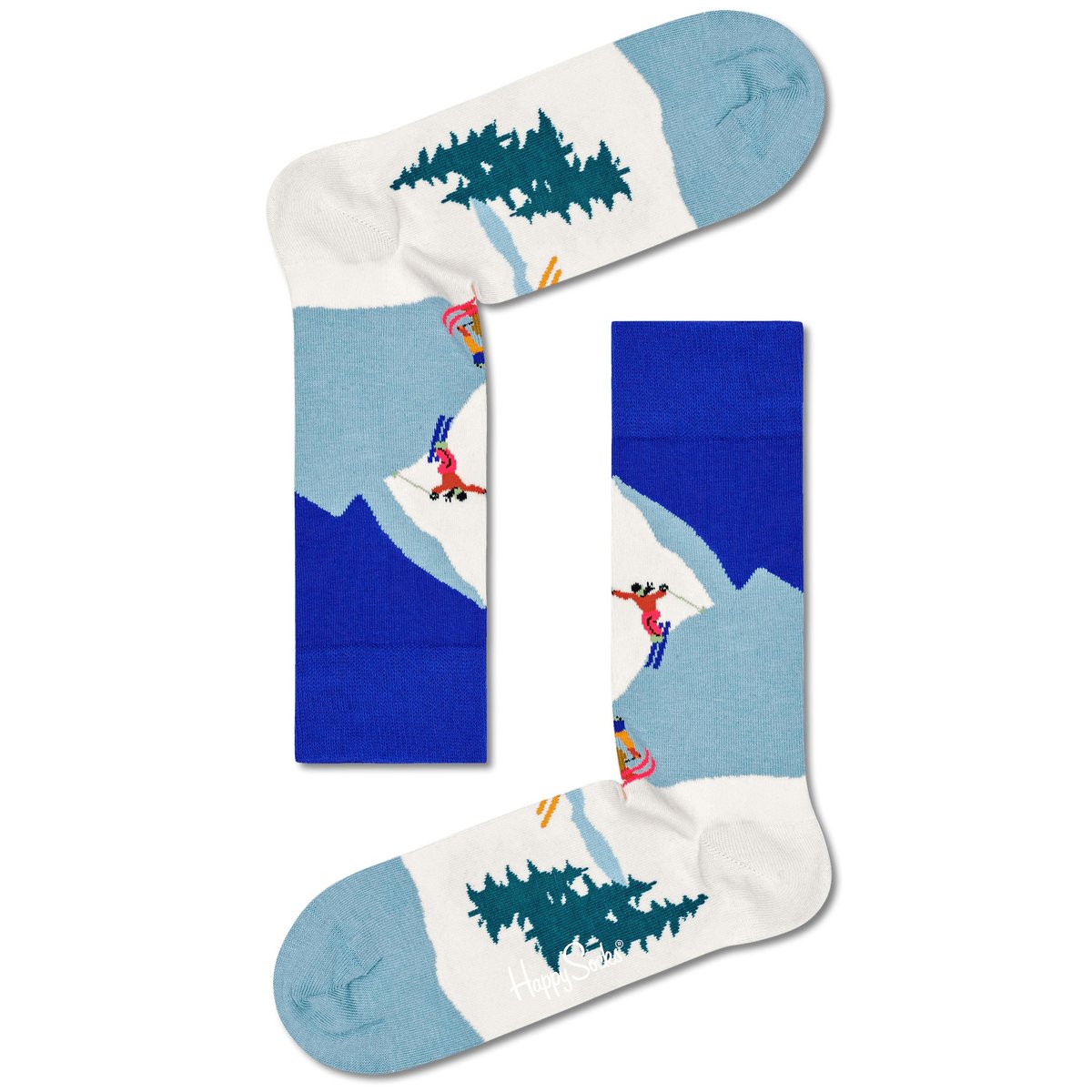 Happy Socks Ponožky s lyžařem, vel. 36–40