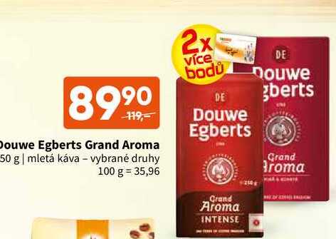  Douwe Egberts Grand Aroma 50 g mletá káva  