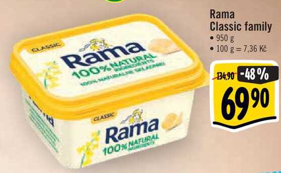 Rama Classic family, 950 g 