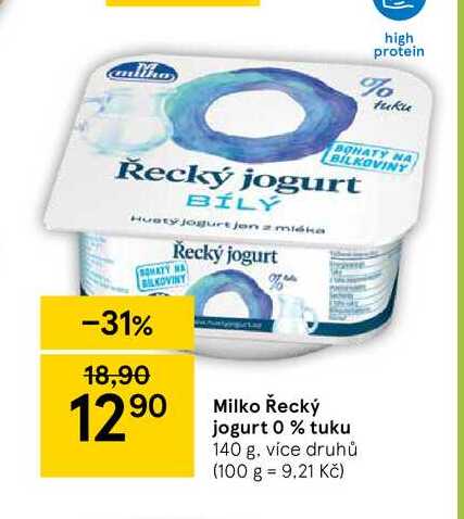 Milko Řecký jogurt 140g, 