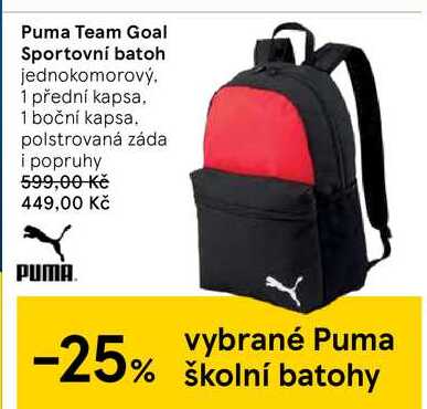 Puma Team Goal Sportovní batoh