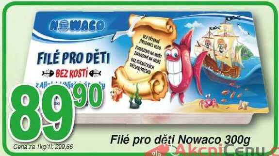 Nowaco Filé pro děti 300g v akci | AkcniCeny.cz