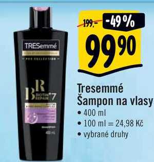 Tresemmé Šampon na vlasy, 400 ml 