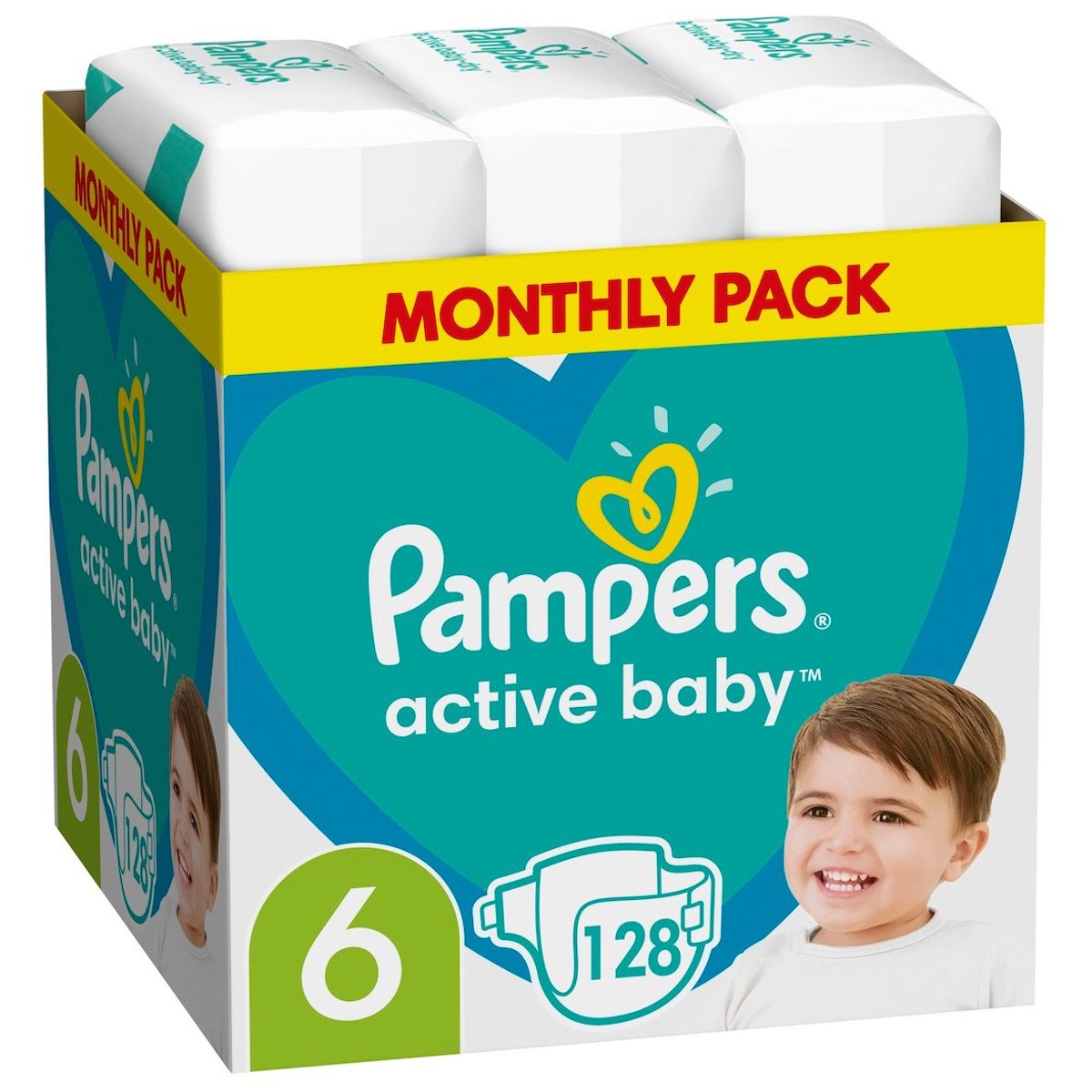 Pampers Active baby jednorázové plenky 6 (13–18 kg)