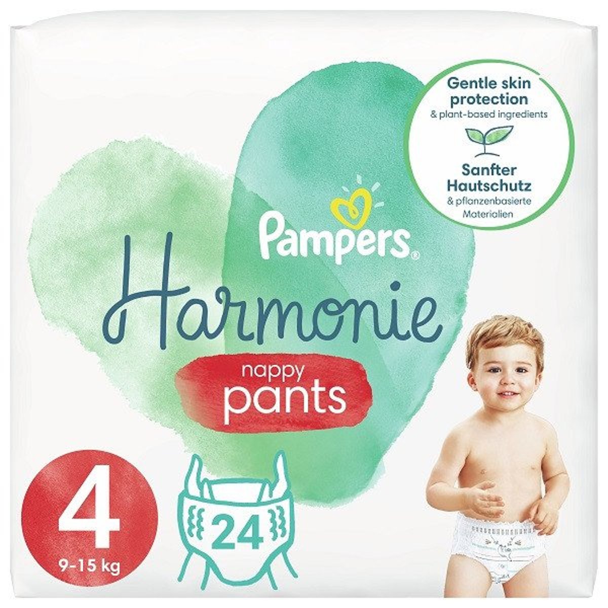 Pampers Pants harmonie plenkové kalhotky 4 (9–15 kg)