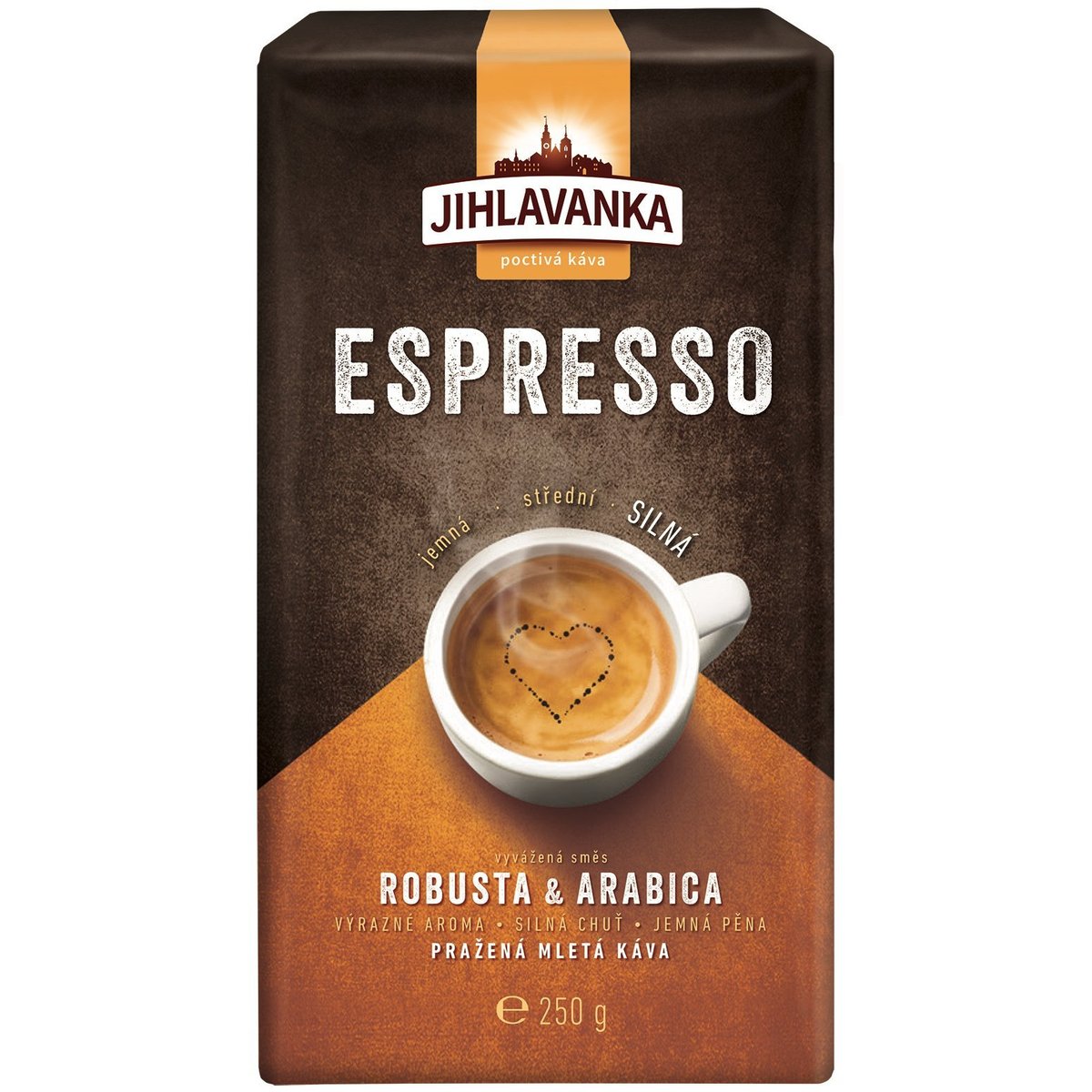 Jihlavanka Espresso pražená mletá káva v akci