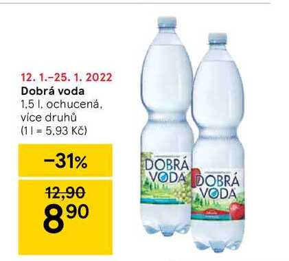 Dobrá voda 1.5 l v akci AkcniCeny.cz