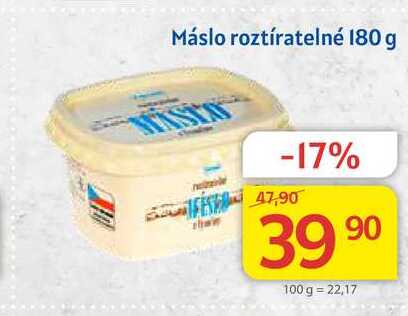 Lacrum Máslo roztíratelné 180 g
