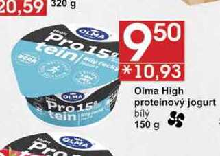 Olma High proteinový jogurt bílý, 150 g