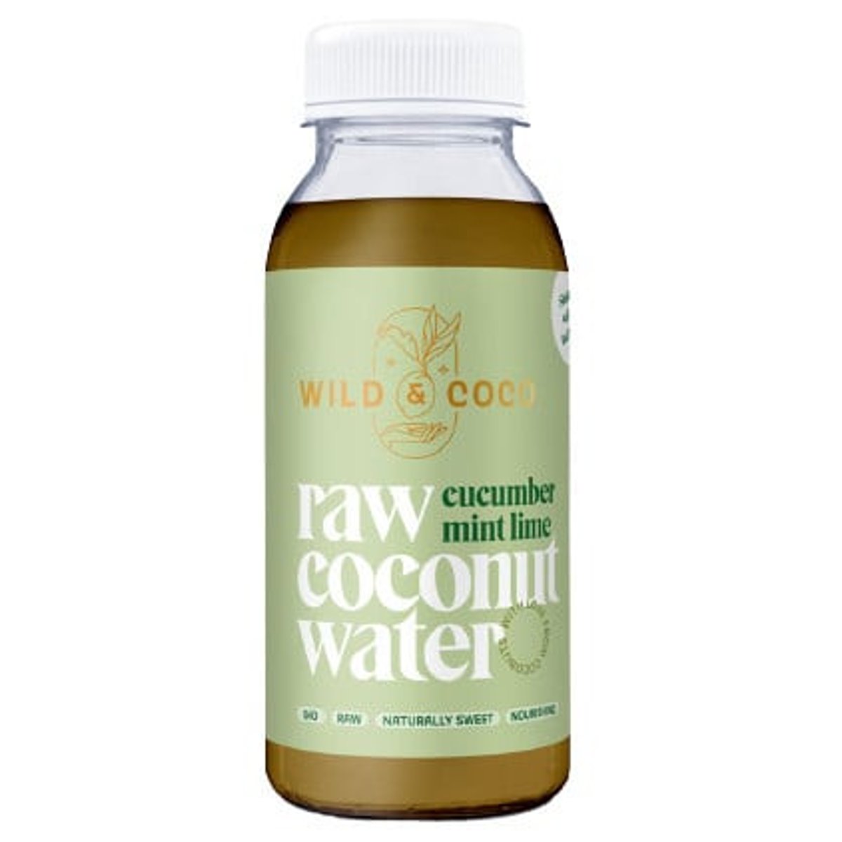 Wild & Coco BIO Raw Kokosová voda okurka, limeta a máta