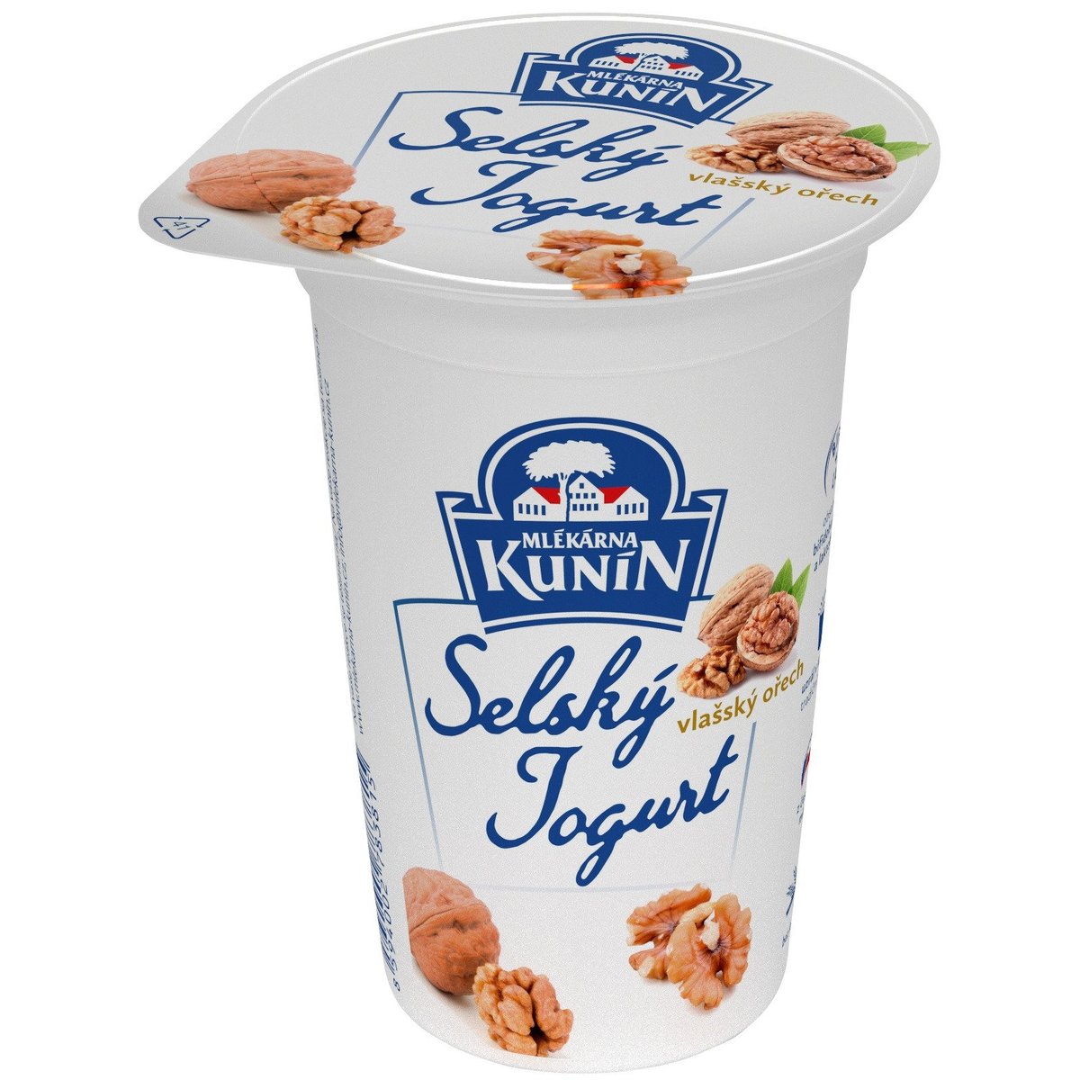 Mlékárna Kunín Selský jogurt vlašský ořech