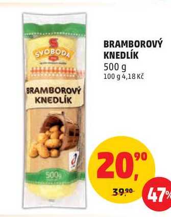 BRAMBOROVÝ KNEDLÍK, 500 g