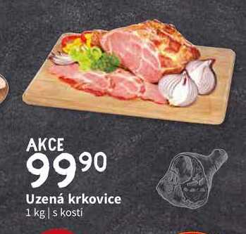   Uzená krkovice 1 kg s kosti 