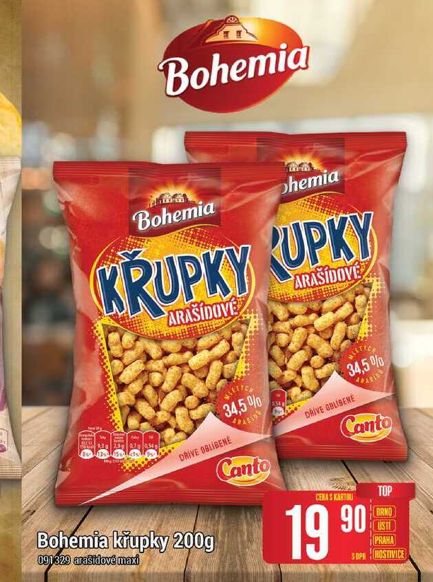 Bohemia křupky 200g