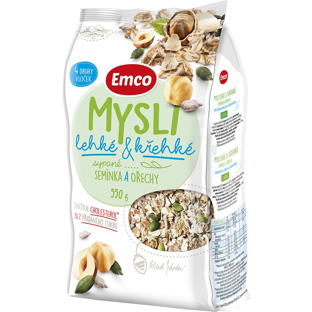 Emco Mysli sypané lehké a křehké Semínka a ořechy v akci AkcniCeny.cz