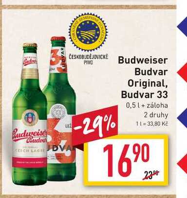 Budweiser Budvar Original, Budvar 33 0,51