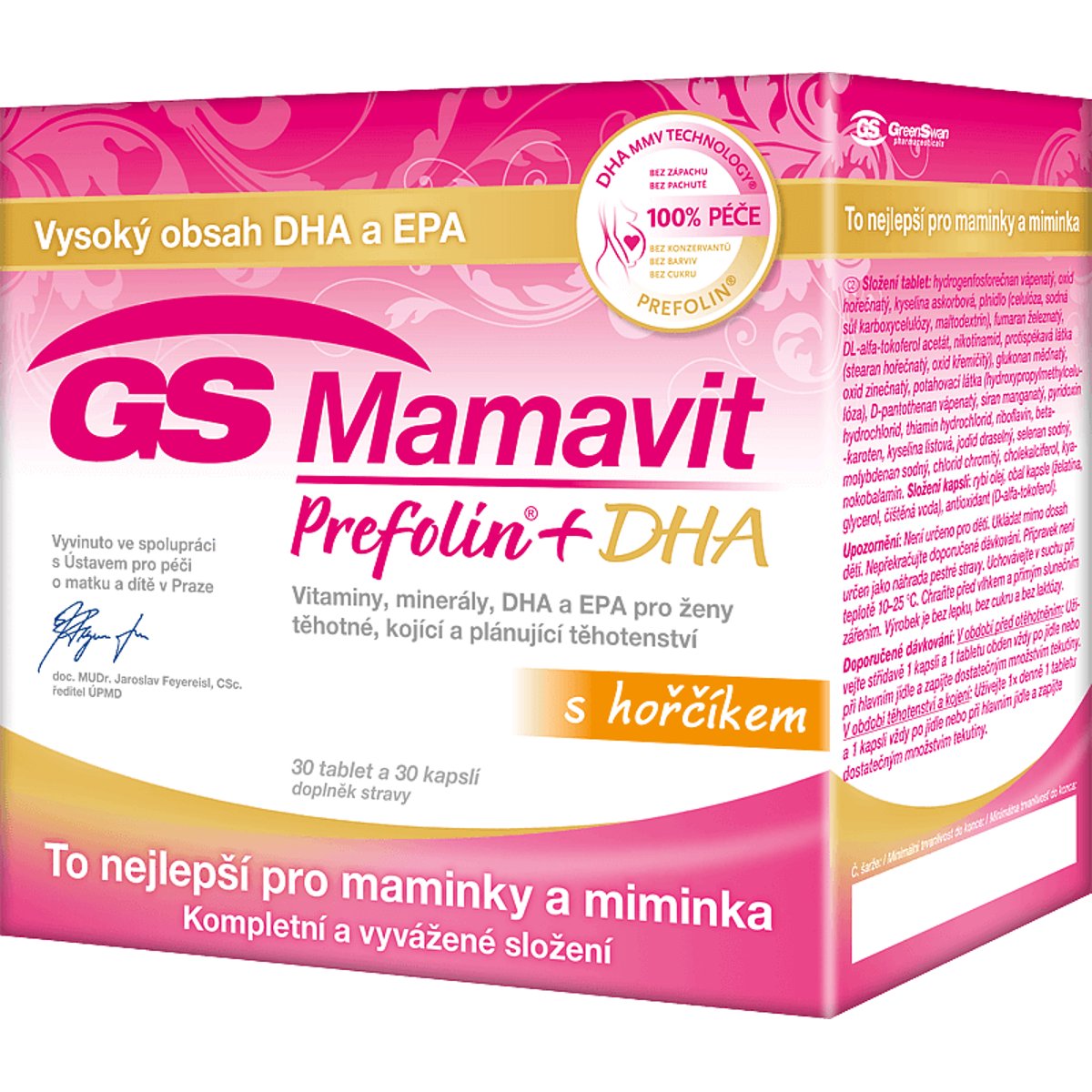 GS Mamavit Prefolin+DHA+EPA tbl/cps.30+30