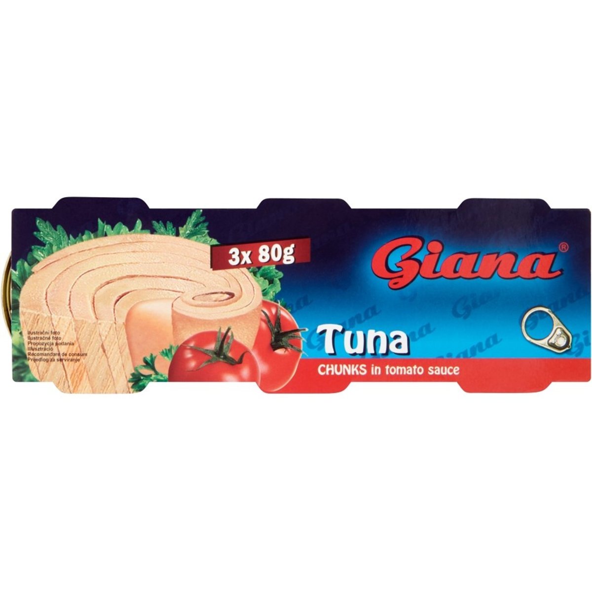 Giana Tuňák kousky v tomatě Pack