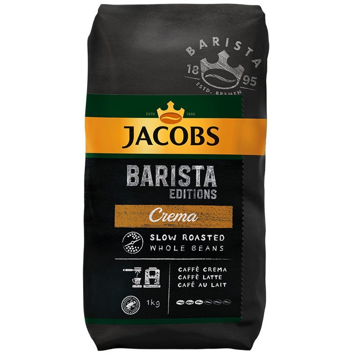 ARCHIV | Jacobs Barista Crema zrnková káva v akci platné do: 6.3.2022 ...