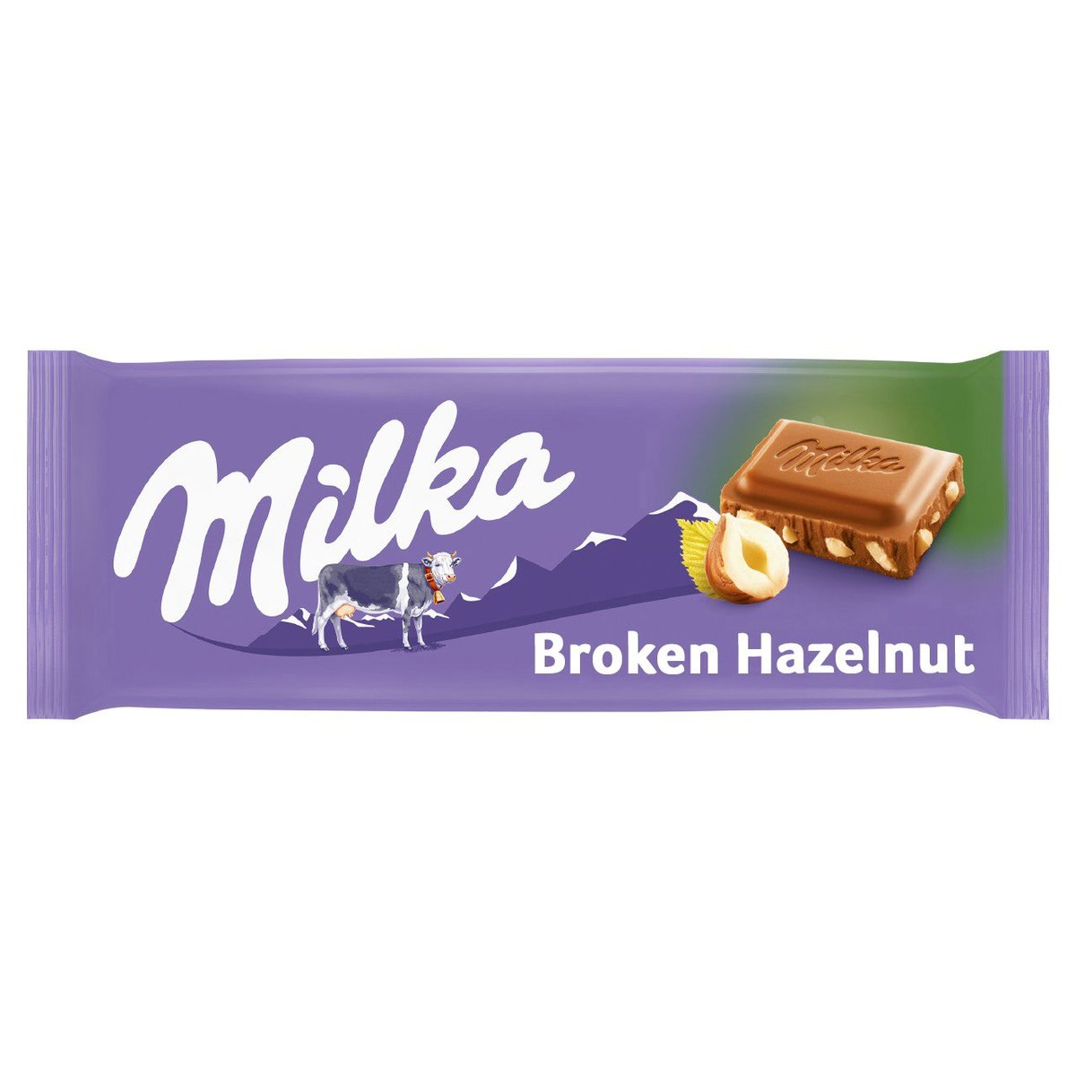 Milka Oříšková mléčná čokoláda s drcenými ořechy