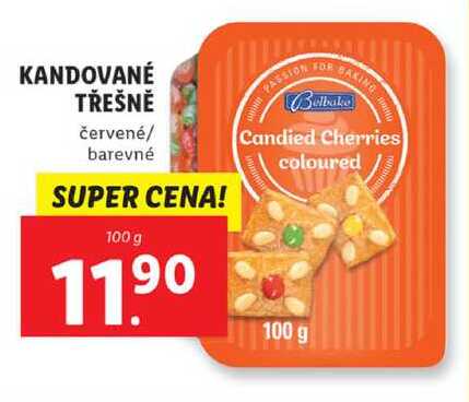 KANDOVANÉ TŘEŠNĚ červené/barevné, 100 g