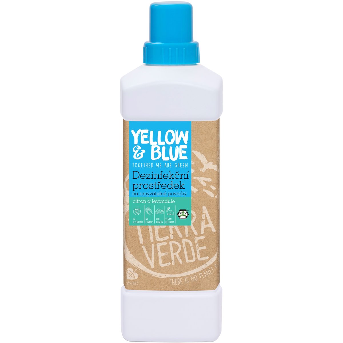 Yellow & Blue Dezinfekční prostředek na omyvatelné povrchy citron a levandule