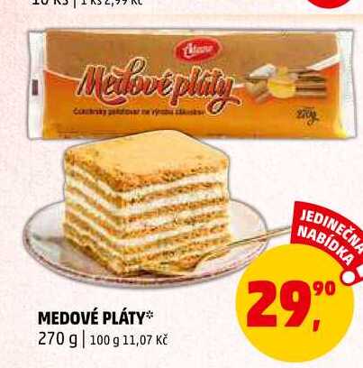 MEDOVÉ PLÁTY, 270 g
