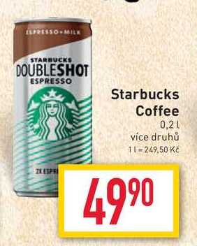 Starbucks Coffee 0,21 více druhů 