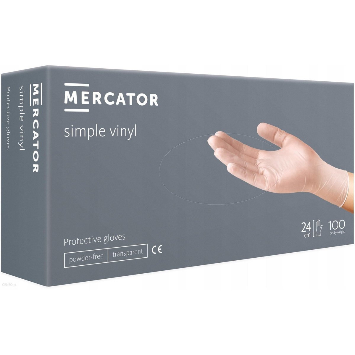 Jednorázové vinylové rukavice, velikost M