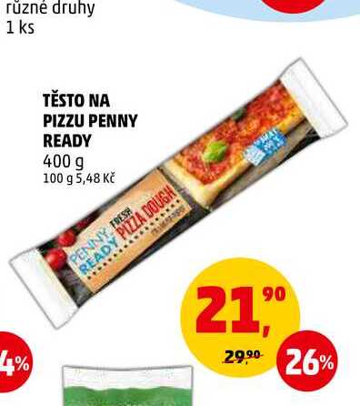 TĚSTO NA PIZZU PENNY READY, 400 g