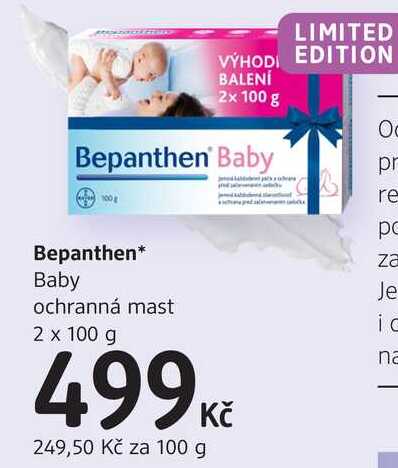 Bepanthen Baby ochranná mast, 2x 100 g 