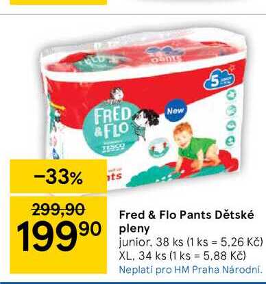 Fred & Flo Pants Dětské pleny