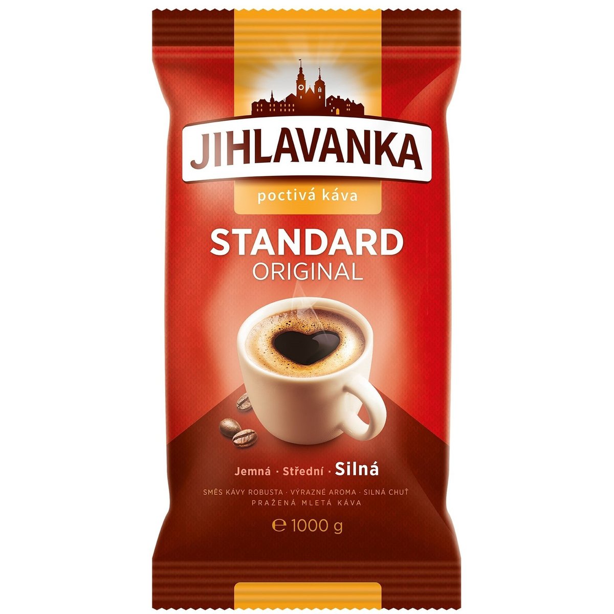 Jihlavanka Standard Original pražená mletá káva
