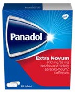 Panadol Extra Novum 500 mg/65 mg 24 potahovaných tablet